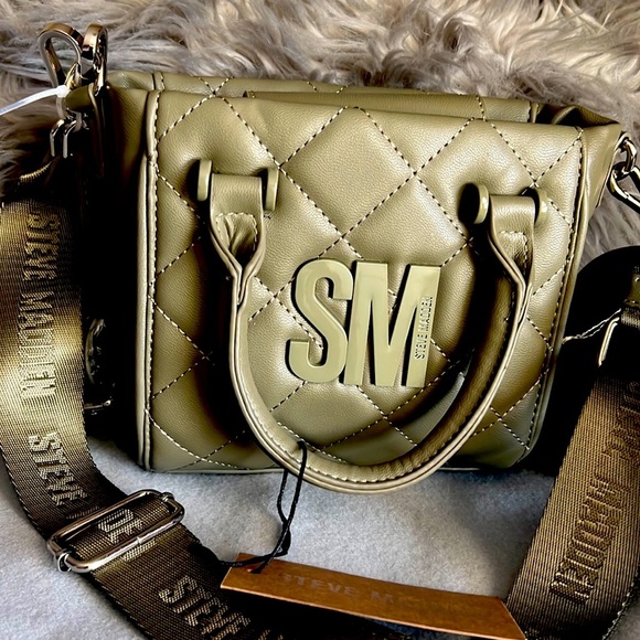 Steve Madden Handbags - Steve‎ Madden olive Crossbody